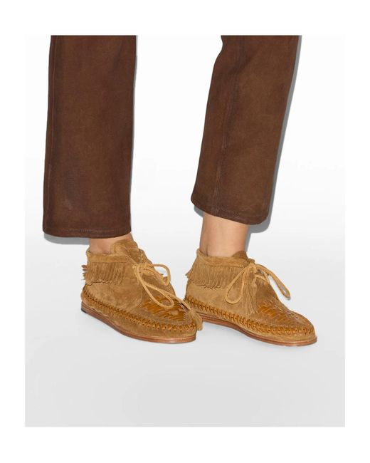Isabel Marant Brown Felsa Loafers