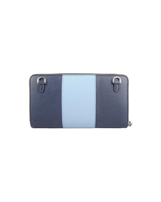 Bally Blue Logo Wallet for men