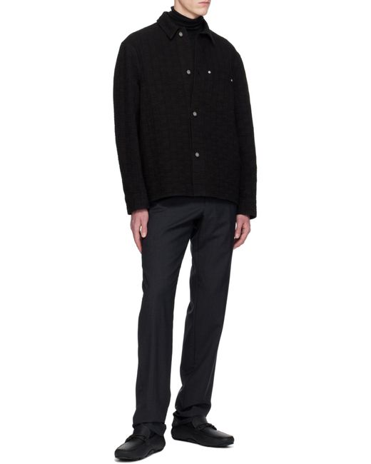 Ferragamo Black Logo Mokasin Shoes for men