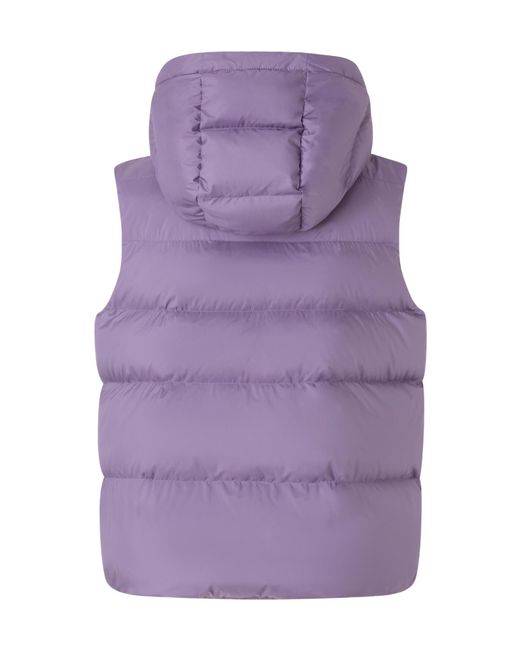 Pinko Purple Hooded Puffer Gilet