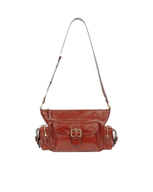 Chloé Red Camera Leather Crossbody Bag