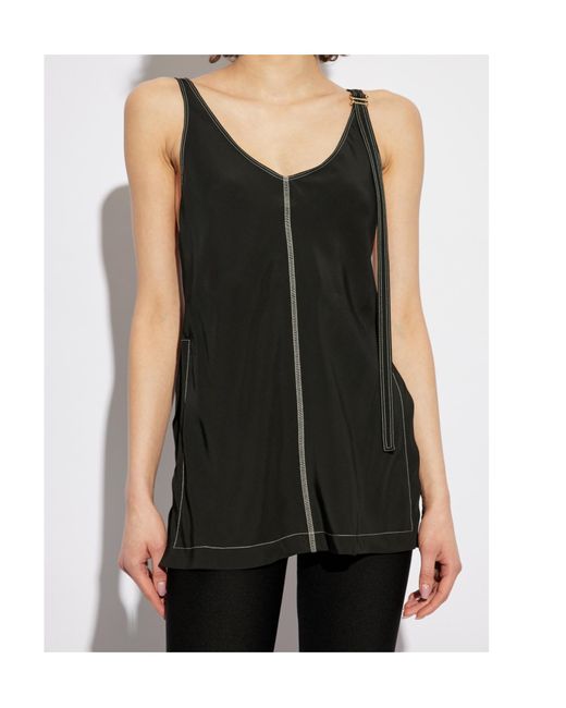 Sportmax Black Sleeveless Tops