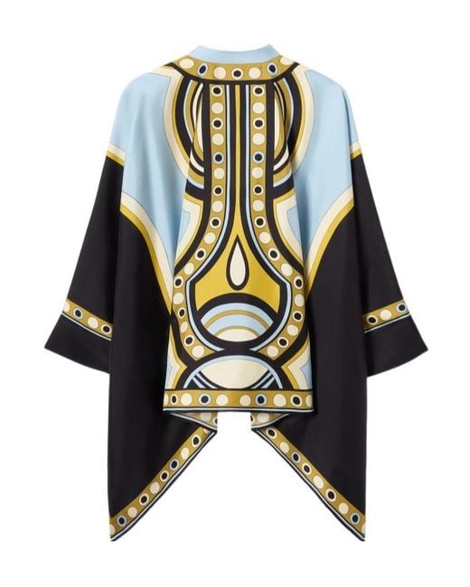 LaDoubleJ Blue Printed Blouse