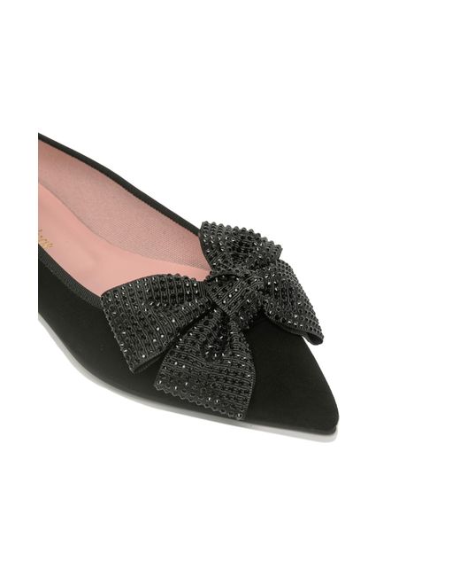 Pretty Ballerinas Black Ella Pointed Flats