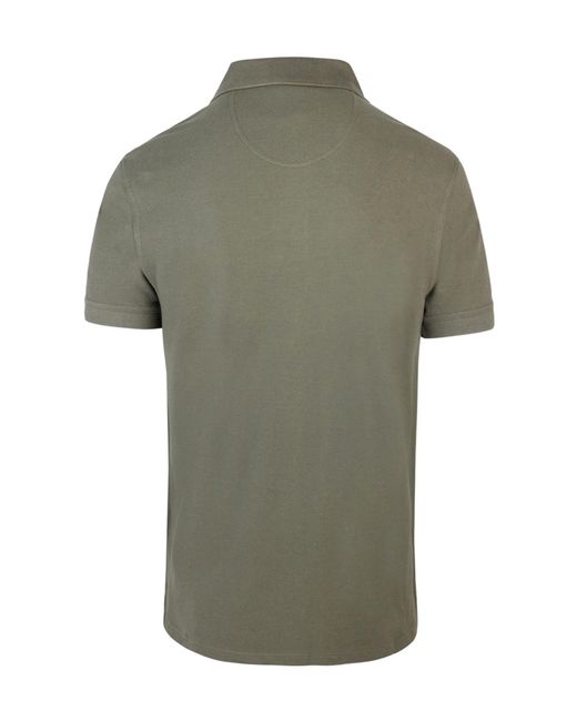 Barbour Green Short-Sleeved Polo Shirt for men