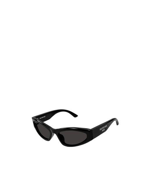 Balenciaga Black Eyewear Cat-Eye Frame Sunglasses