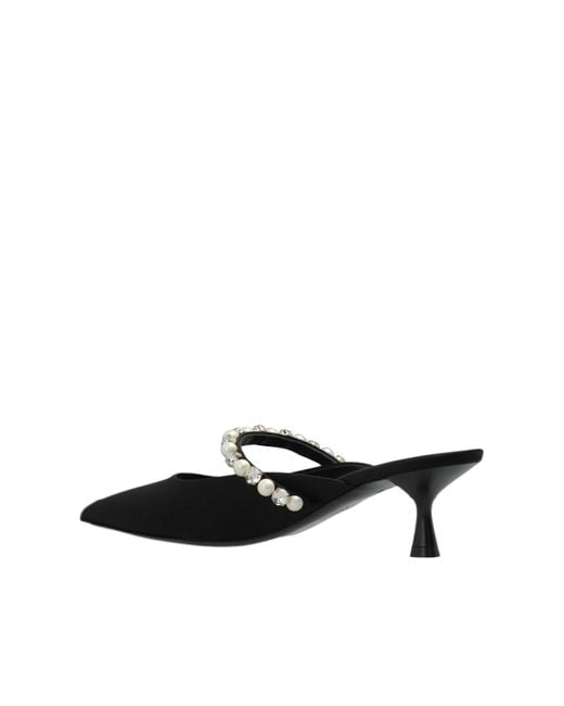 Stella McCartney Black Elsa Heeled Mules