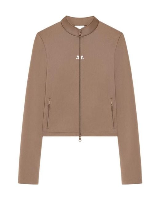Courreges Brown Courrèges Biker Tracksuit Jacket