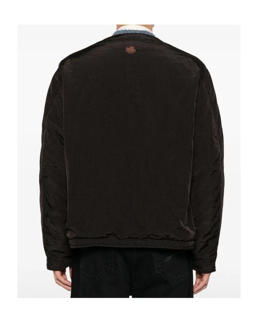 RANRA Black Long-Sleeve Casual Jacket for men