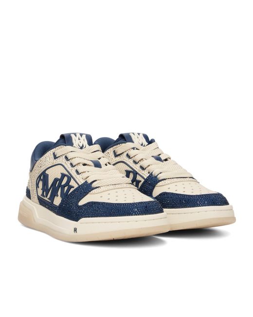 Amiri Blue Lace-Up Low-Top Casual Sneakers for men