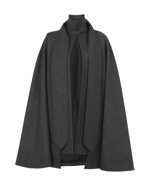 Chloé Black Zip-Up Oversize Coat