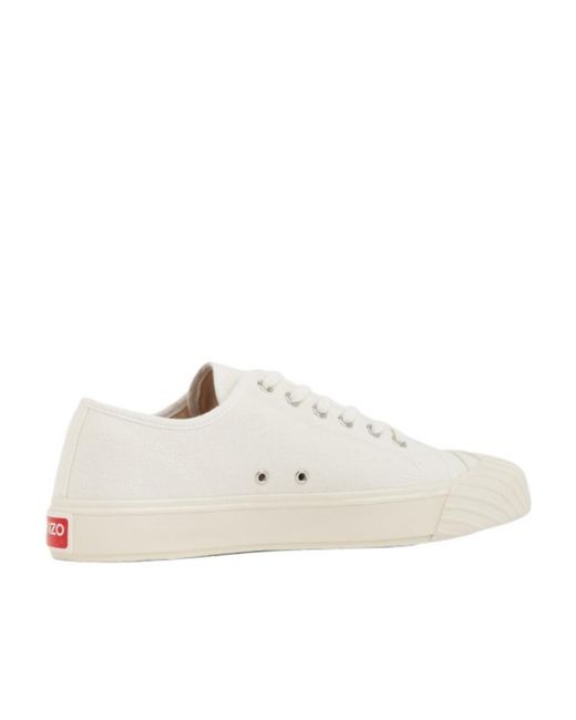 KENZO White School Trainers for men
