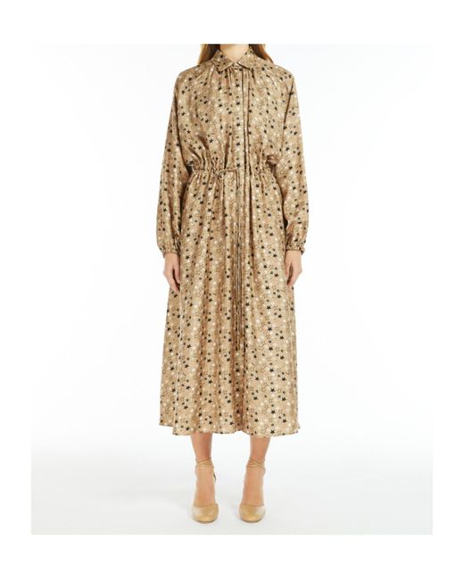 Max Mara Natural Axe Midi Dress