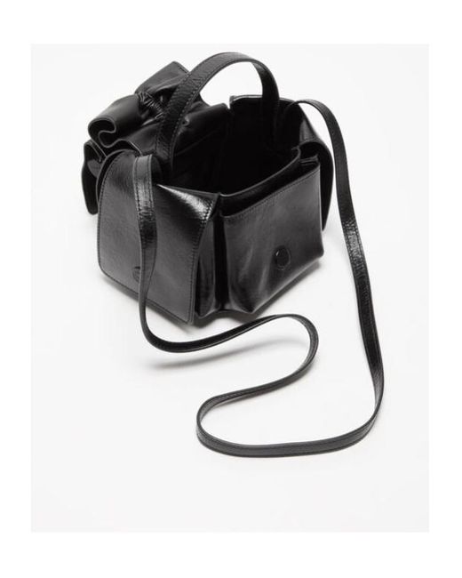 Acne Black Mini Multipocket Bag