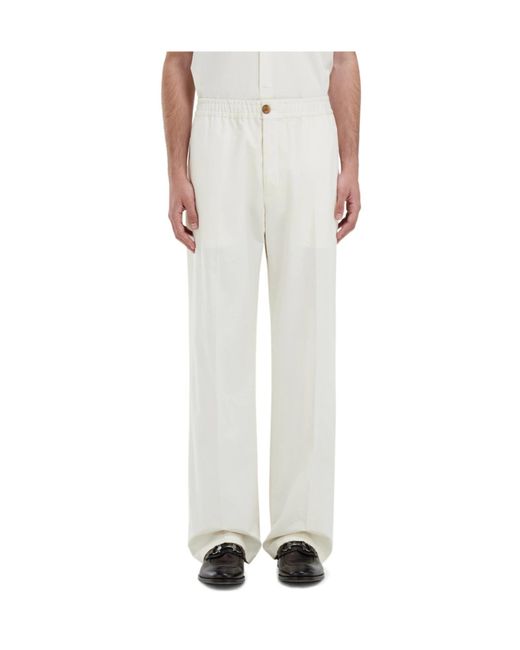 Ferragamo White Tailored Jogger for men