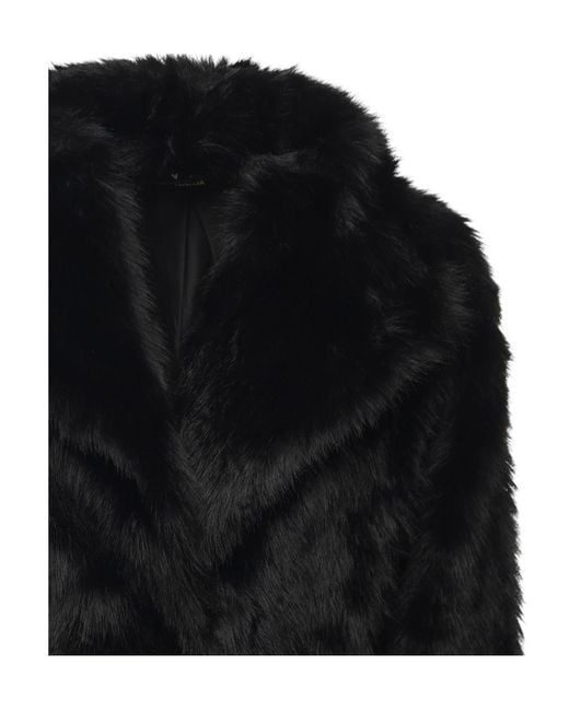 V73 Black Long Sleeved Coat