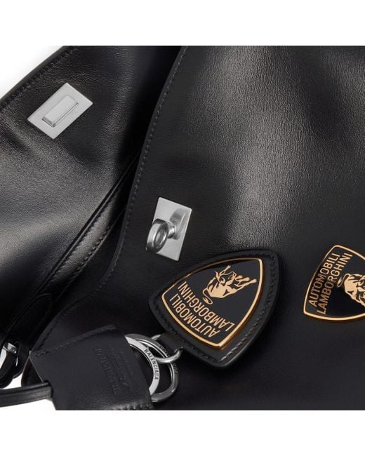 Balenciaga White Automobili Lamborghini Rodeo Messenger Bag Small for men