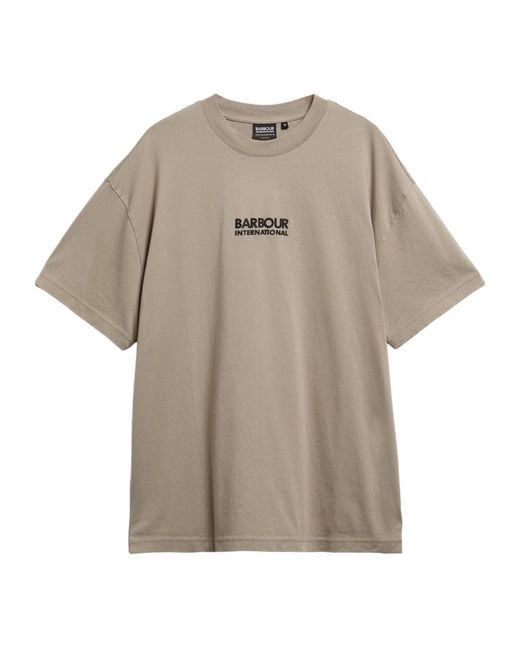 Barbour Natural Logo Short-Sleeved T-Shirt for men