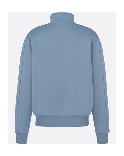 Dior Blue Oblique Track Jacket for men
