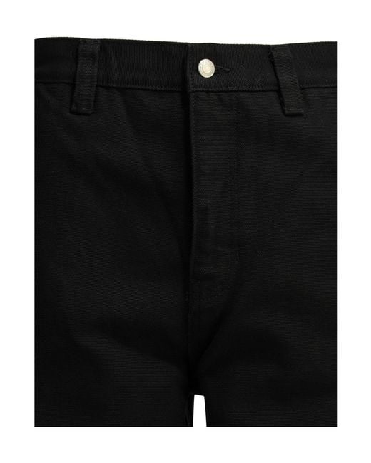 Stussy Black Casual Pants With Belt Loops for men