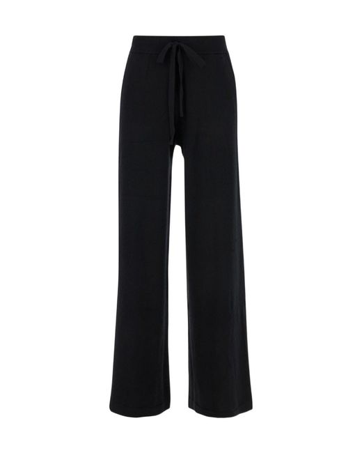 P.A.R.O.S.H. Black Drawstring Elastic Waist Pants