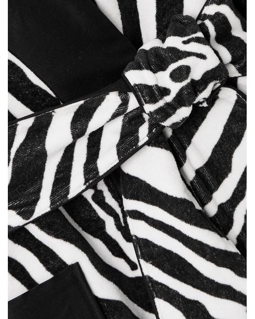 Dolce & Gabbana Black Lapel Long-Sleeved Bathrobe