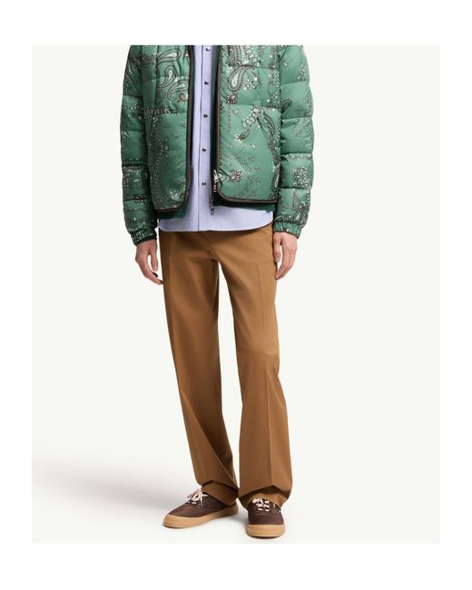 Moncler Natural Tailored Cotton Pants for men