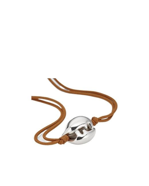 Fendi Multicolor Ff Shell Bracelet for men