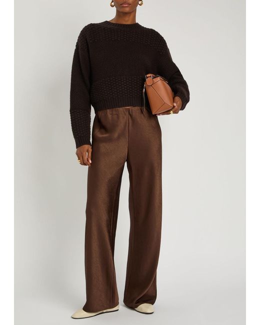 Lisa Yang Black Cropped Cashmere Jumper