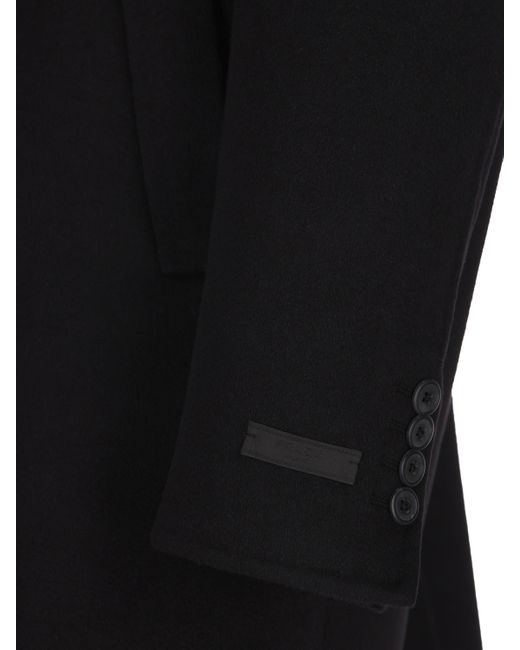 Prada Black Single Breasted Long Sleeved Coat for men