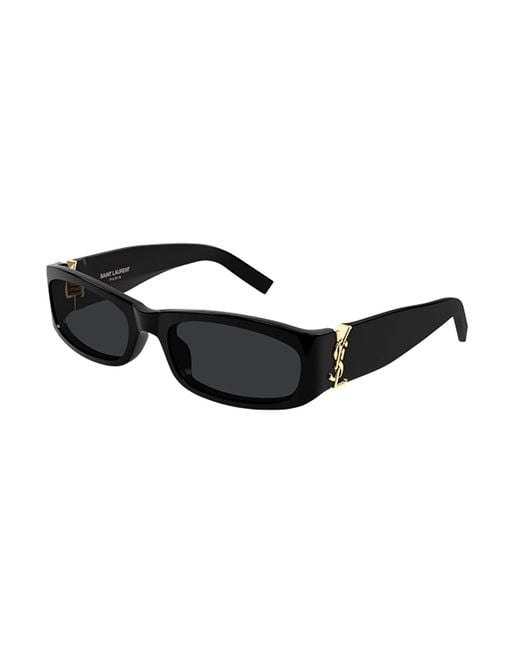 Saint Laurent Black Eyewear Rectangular Frame Sunglasses for men