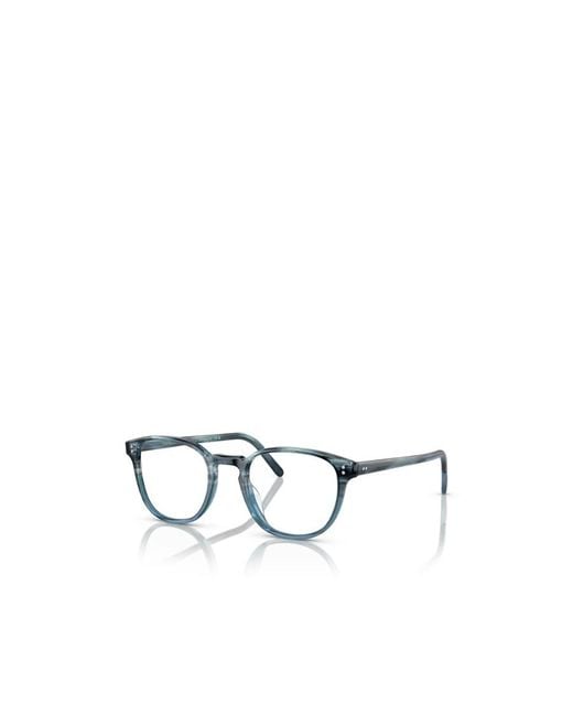 Oliver Peoples White Logo Marking Flat Light Mirror for men