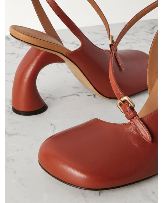 Dries Van Noten Brown Open-Toe High-Heeled Sandals