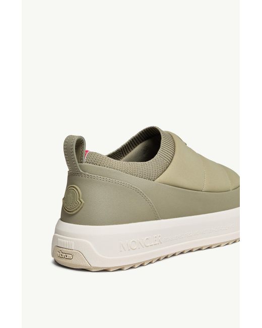 Moncler Gray Padded Slip-On Sneakers for men