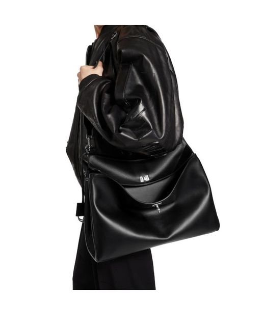 Balenciaga Black Rodeo Medium Messenger Bag for men