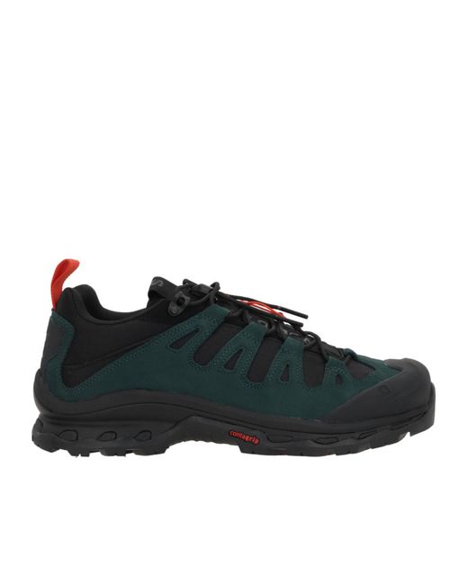 Salomon Lab Black Salomon Logo Printed Lace-Up Sneakers for men