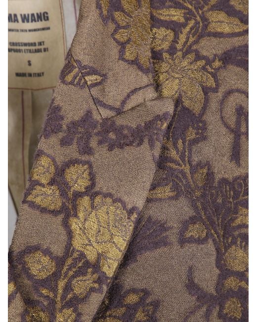 Uma Wang Brown 'Crossword' Jacket