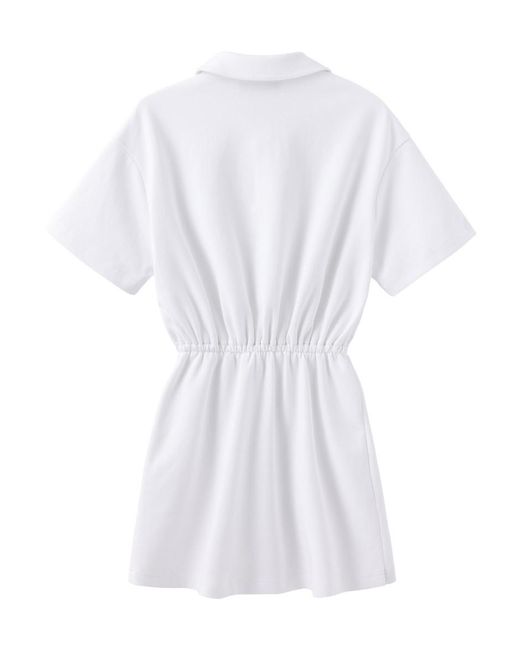 Marissa Chiara White Heart Embroidered Dress