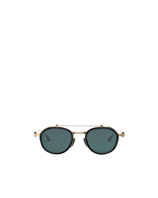 Akoni Green Geometric Sunglasses for men