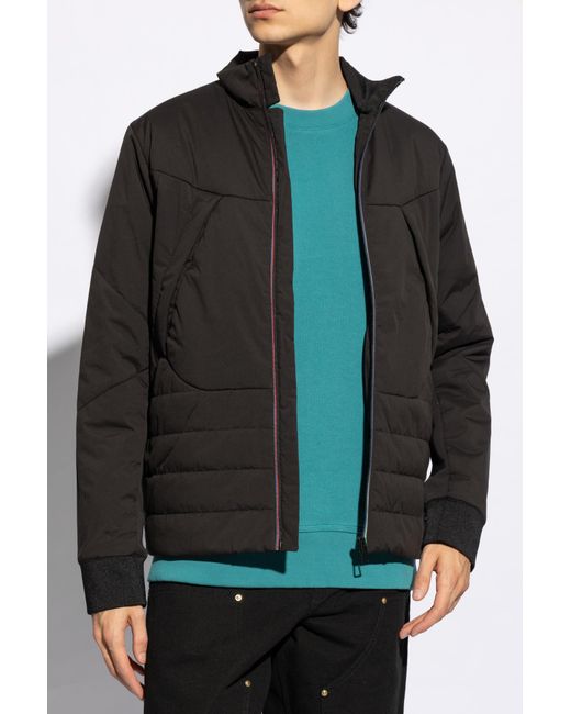 Paul Smith Black Mock-Neck Padded Jacket for men