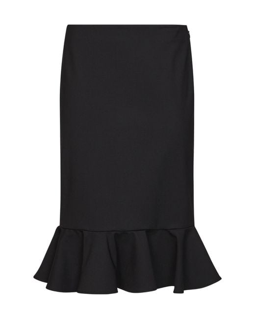GIUSEPPE DI MORABITO Black Fishtail Skirt