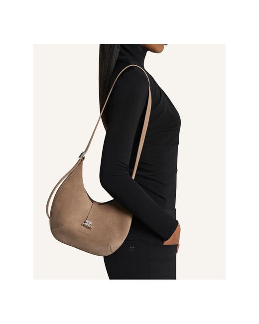 Courreges Brown Courrèges Holy Small Shoulder Bag