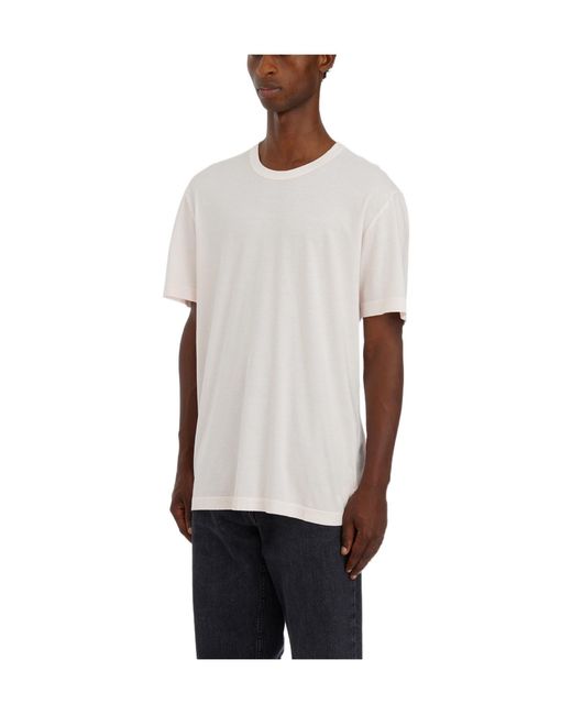 James Perse White Short-Sleeved T-Shirt for men