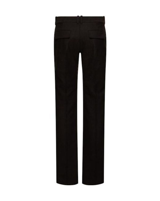 The Row Black Belt-Loop Casual Pants
