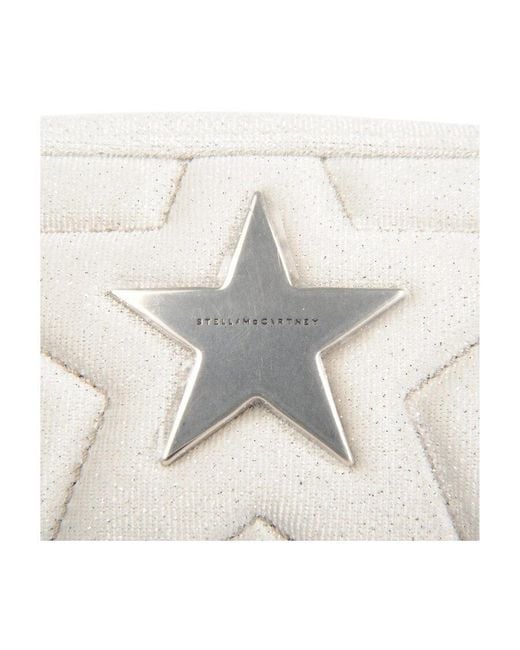Stella McCartney Natural Small Star Shoulder Bag