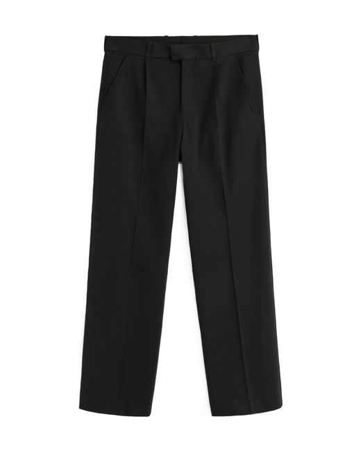 Our Legacy Black Pleated Tailored Trousers for men