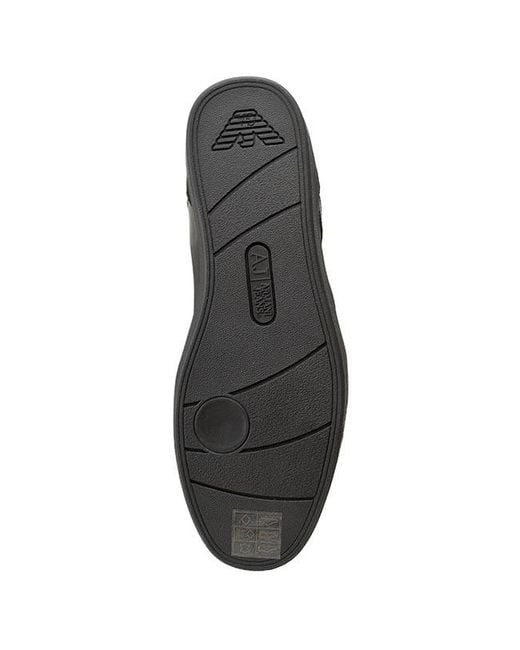 Armani Jeans Black Logo Details Casual Sneakers for men