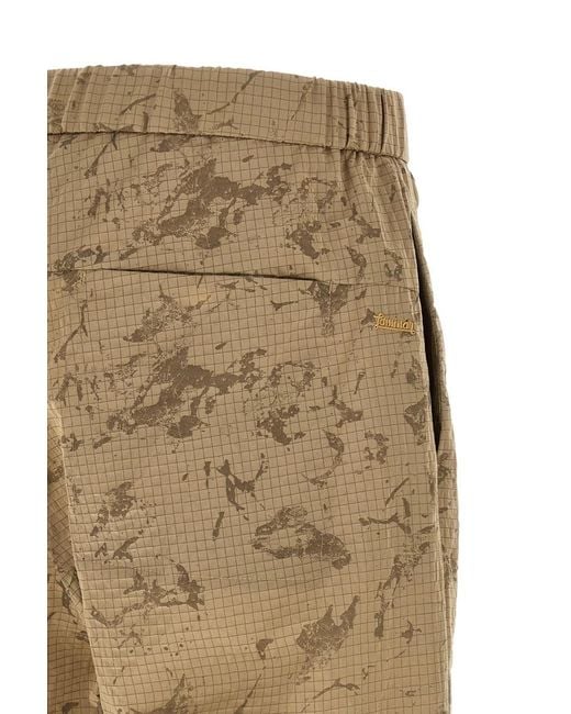 Herno Natural Laminar Oversized Camouflage Pants for men