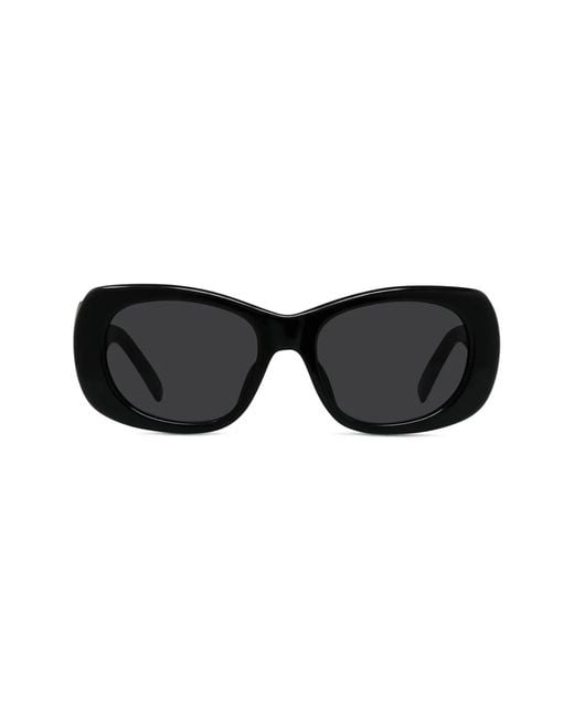 Givenchy Black Eyewear Rectangular-Frame Sunglasses
