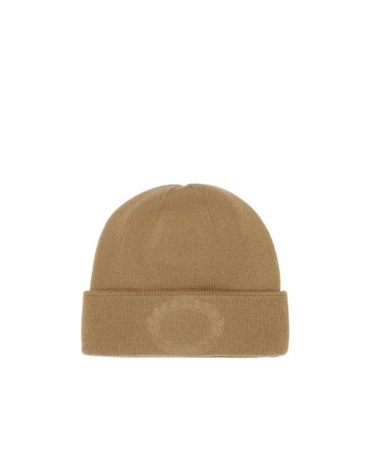 Burberry Natural Oak Leaf Crest Cashmere Beanie